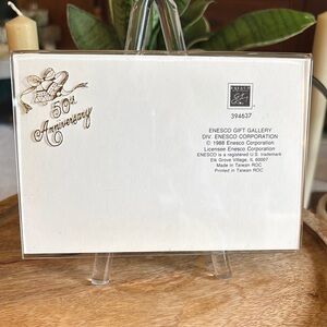 Vintage Enesco Lucite 50th Anniversary Frame